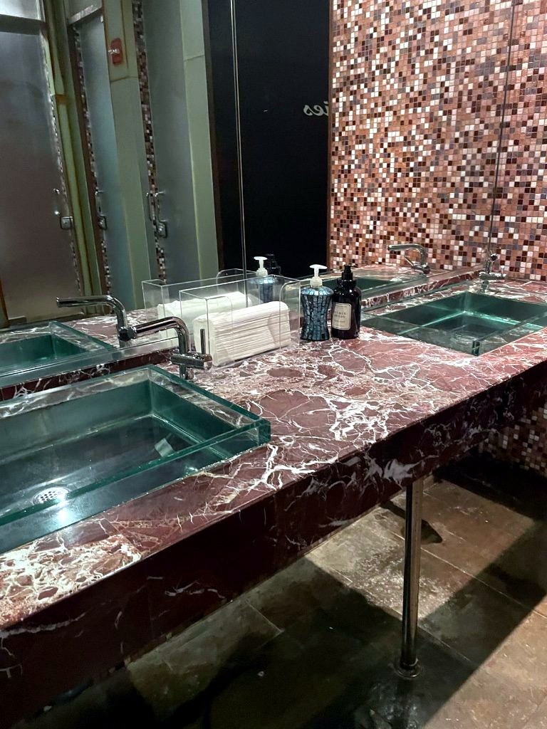 Professional restroom facilities